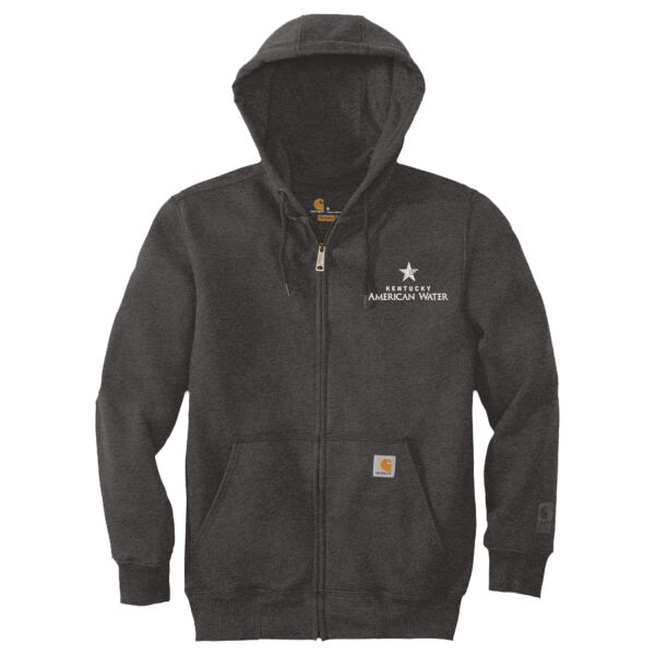 Rain Defender ® Paxton Heavyweight Hooded Zip Front Sweatshirt_Embroidered Thumbnail