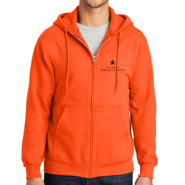 Port & Company® Tall Essential Fleece Full-Zip Hooded Sweatshirt Thumbnail