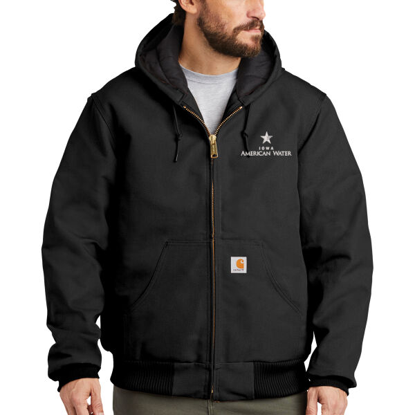 Carhartt ® Tall Quilted-Flannel-Lined Duck Active Jacket Thumbnail