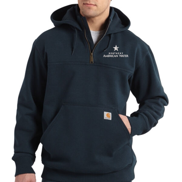 Carhartt Paxton Tall Pull Over Zip Up Hoodie_EMB Thumbnail