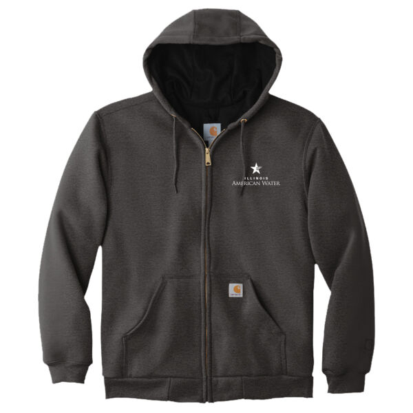  Rain Defender ® Rutland Thermal Lined Hooded Zip Front Sweatshirt - PRINT Thumbnail