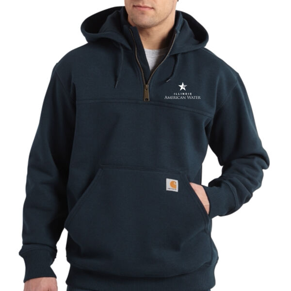 Carhartt ® Paxton Pull Over Zip Up Hoodie_Printed Thumbnail