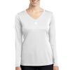 Ladies Long Sleeve PosiCharge ® Competitor™ V Neck Tee Thumbnail