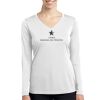 Ladies Long Sleeve PosiCharge ® Competitor™ V Neck Tee Thumbnail