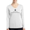 Ladies Long Sleeve PosiCharge ® Competitor™ V Neck Tee Thumbnail