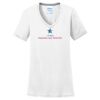 Ladies Essential Blended Performance V Neck Tee Thumbnail